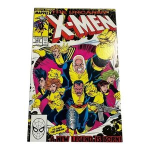 Uncanny X-Men #254 Marvel‎ Comic Book 1989 Early DEC Edition